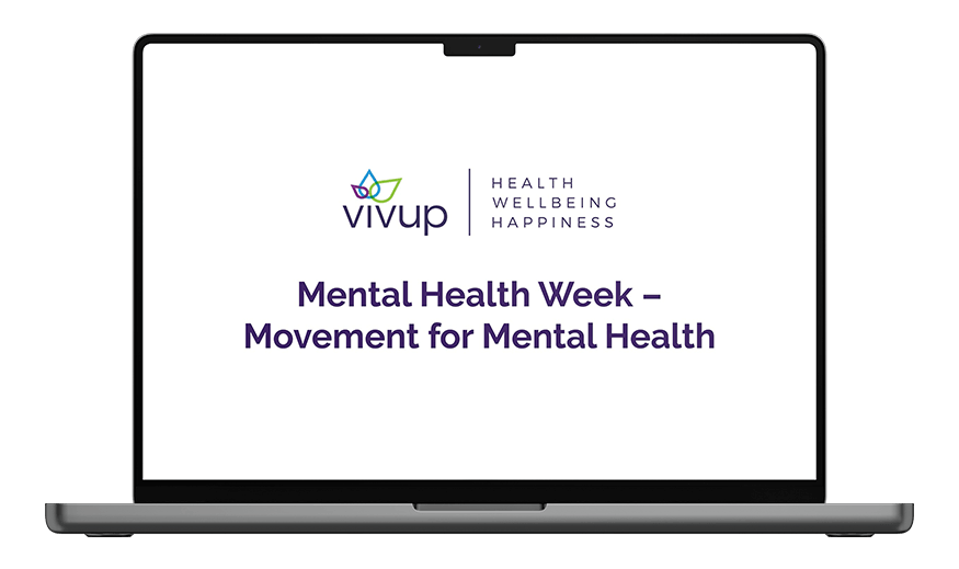 Movement for Mental Health Laptop